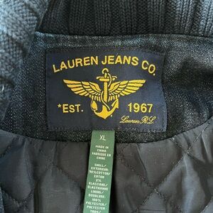 Lauren Ralph Lauren Dark Denim Blue Jean Jacket